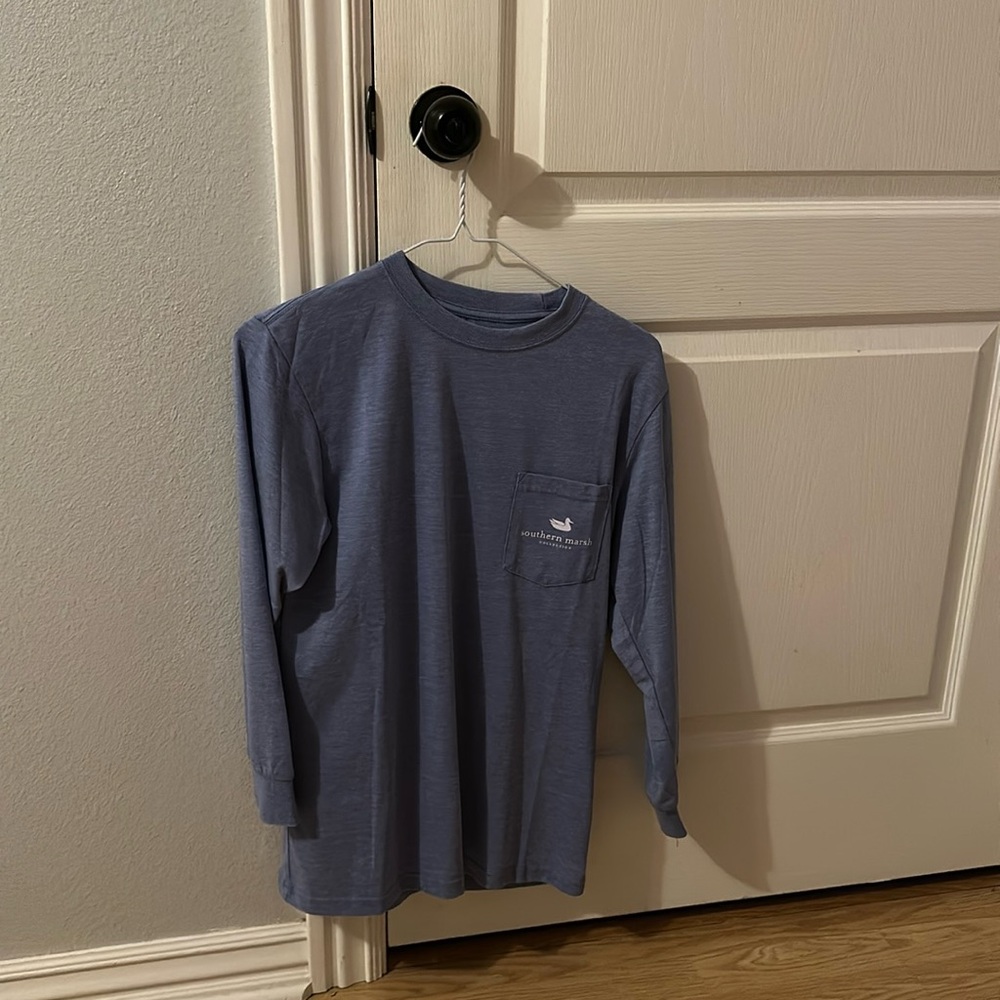 Youth large southern marsh long sleeve shirt